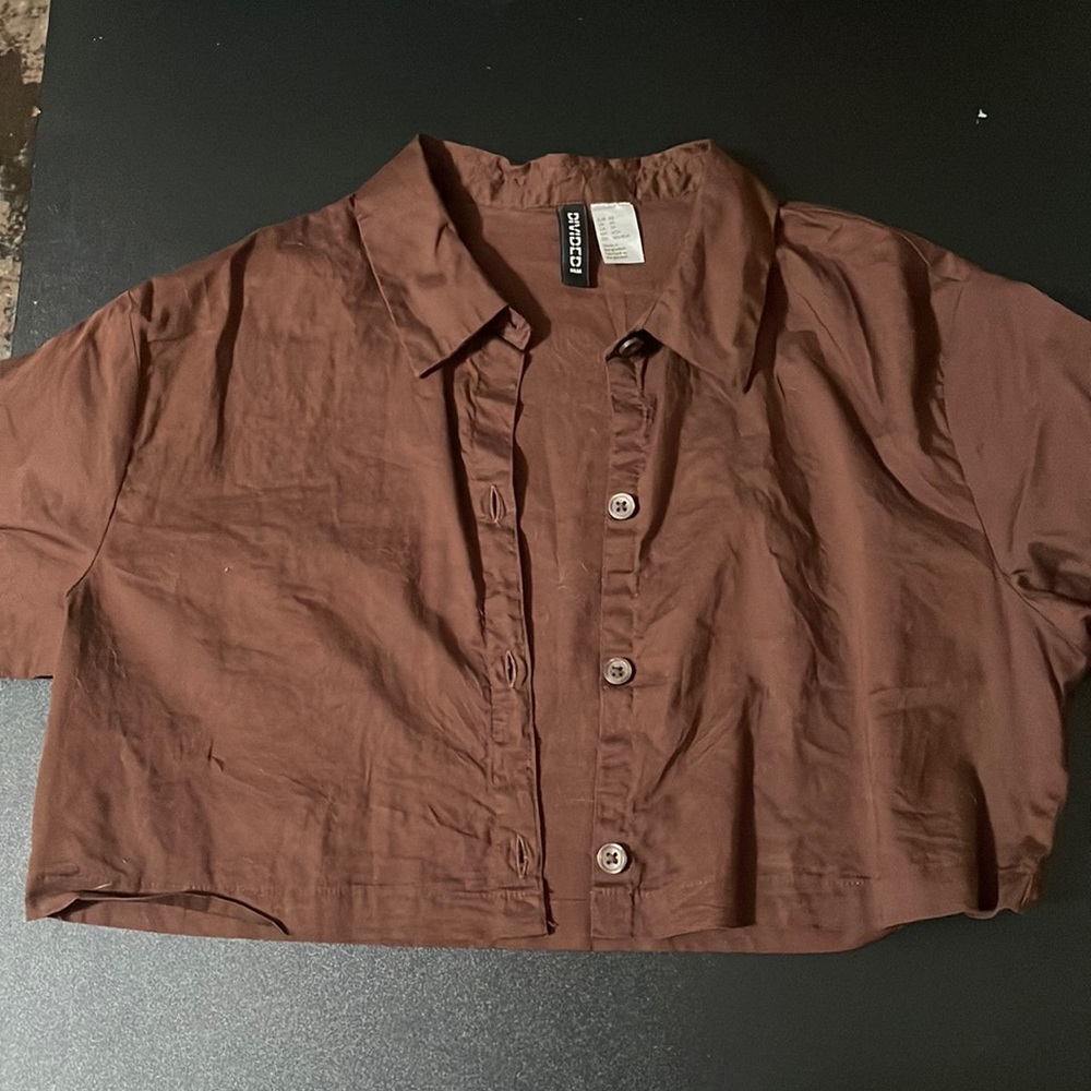 H&M, Womens Extra Small, Brown